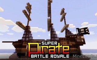 Карта Super Pirate Battle Royale для Майнкрафт 1.12.2, 1.13
