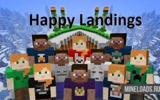 Мод Happy Landings для Майнкрафт 1.12.2, 1.13